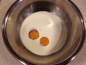 卵と生クリーム