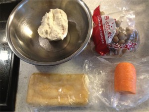 ポリ袋レシピ：卯の花の材料