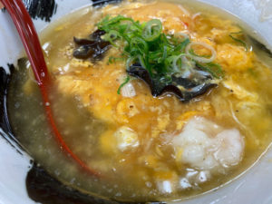 極王天津麺のスープ